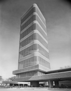 Johnson Wax Tower, Location: Racine WI, Architect: Frank Lloyd Wright